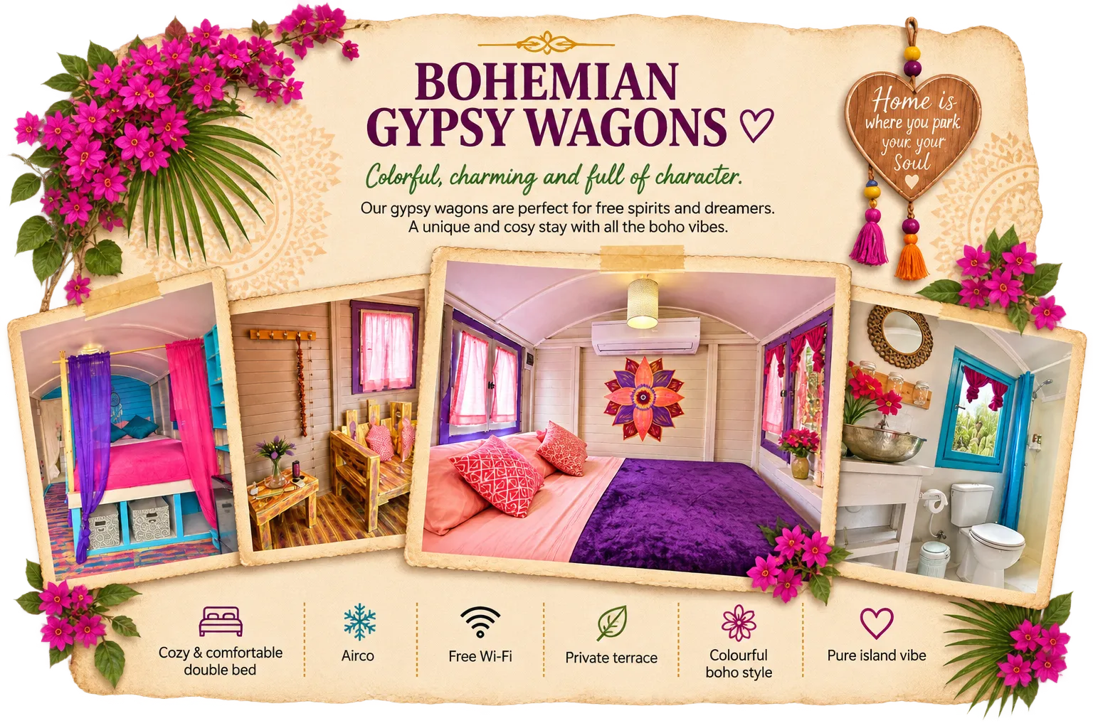 Gypsy Wagons at Mammaloe’s Aruba